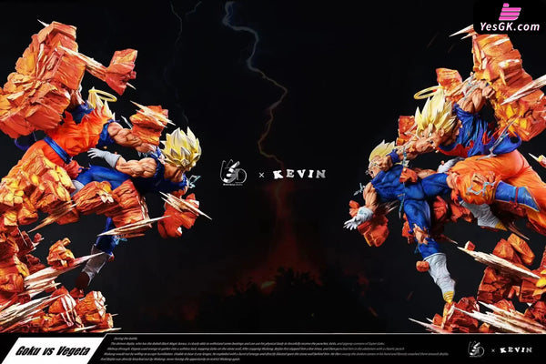 Dragon Ball Goku VS Vegeta Famous Scene GK Statue - Grand Design Studio [In-Stock] - DragonBall