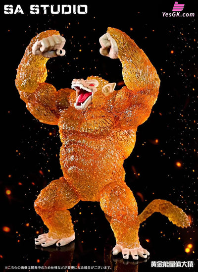 Dragon Ball Golden Great Ape Statue - Sa Studio [Pre-Order]