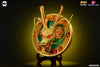 Dragon Ball Golden Shenlong 3D 3D Relief-carved Home Decor Wall-mounted Tableware GK Statue - WH Studio [In-Stock]