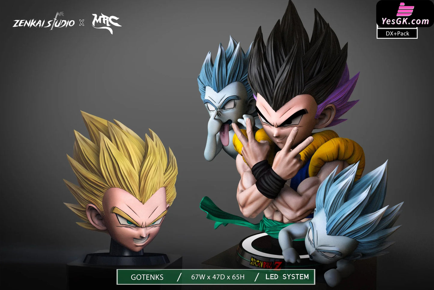 Dragon Ball Gotenks 1/1 Bust Statue - Zenkai Studio & Mrc [Pre-Order]