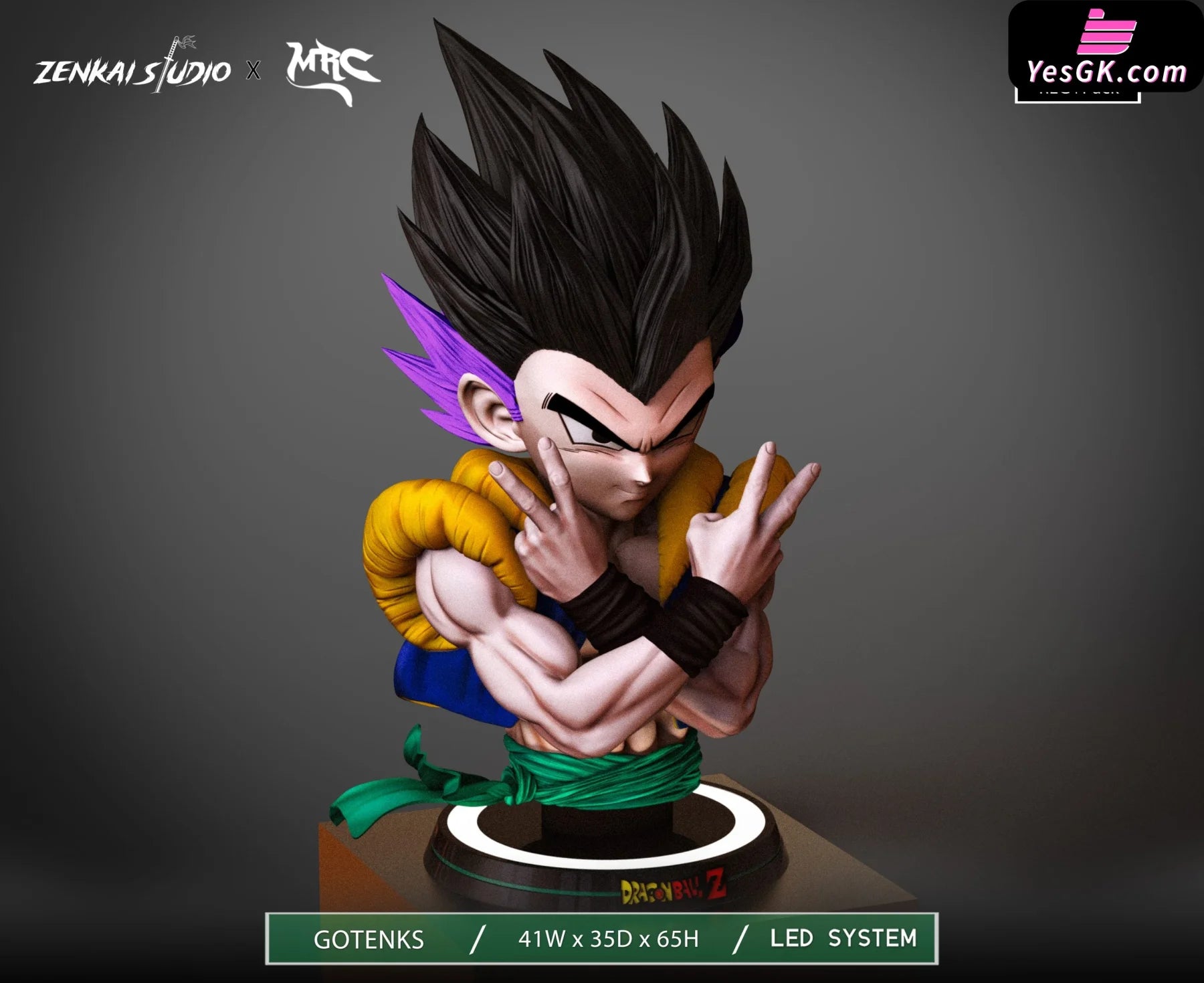 Dragon Ball Gotenks 1/1 Bust Statue - Zenkai Studio & Mrc [Pre-Order]