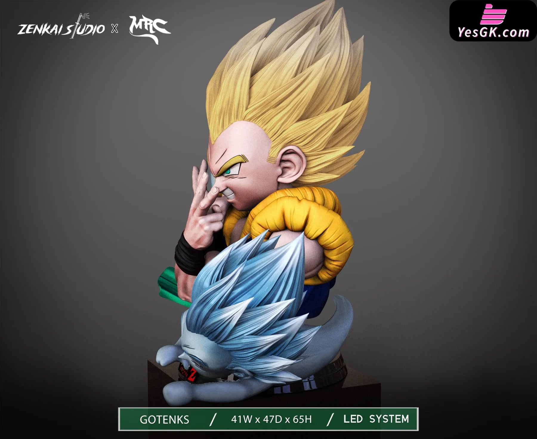 Dragon Ball Gotenks 1/1 Bust Statue - Zenkai Studio & Mrc [Pre-Order]