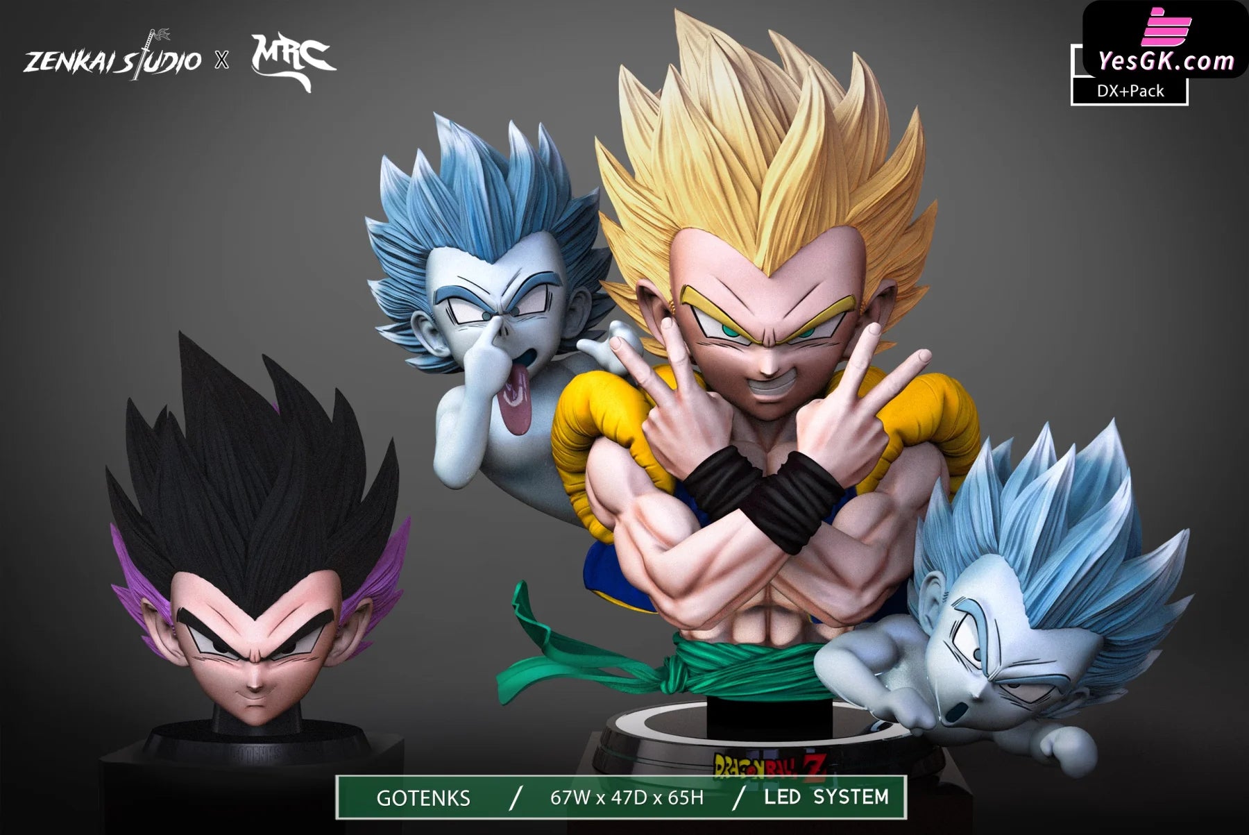 Dragon Ball Gotenks 1/1 Bust Statue - Zenkai Studio & Mrc [Pre-Order] Deposit / Dx Version +