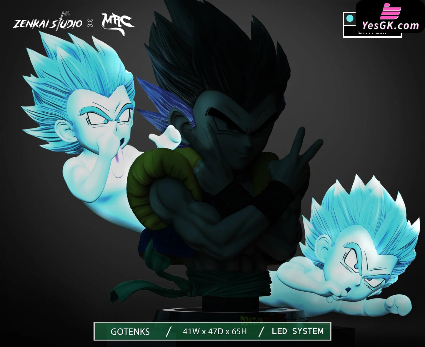 Dragon Ball Gotenks 1/1 Bust Statue - Zenkai Studio & Mrc [Pre-Order] Full Payment / Dx Version +