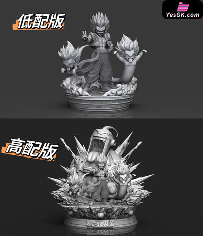Dragon Ball Gotenks & Buu GK Statue - 2% Studio [In-Stock] - Dragon Ball