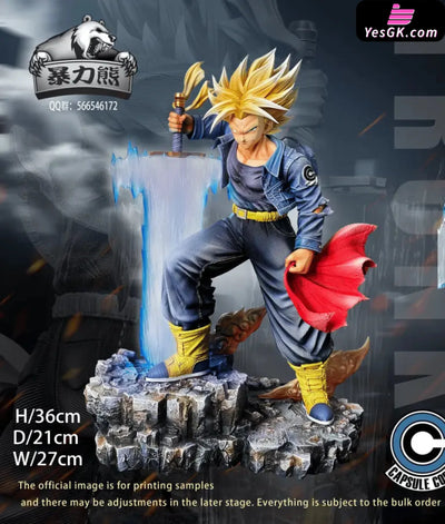 Dragon Ball Great Sword Trunks GK Statue - Violent Bear Studio [Pre-Order] Dragon Ball