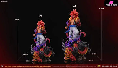 Dragon Ball Gt Super Four Gogeta Resin Statue - Deyin Studio [Pre-Order]