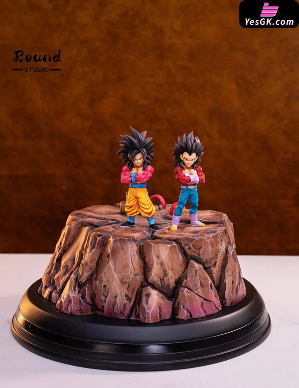 Dragon Ball GT Super Saiyan 4 Goku & Vegeta WCF GK Statue - Round Studio [Pre-Order] Dragon Ball