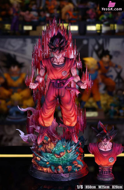 Dragon Ball Kaio-ken Goku 1/6 Scale GK Statue - YUN QI Studio [Pre-Order] - Dragon Ball