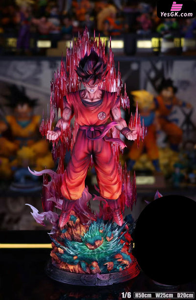 Dragon Ball Kaio-ken Goku 1/6 Scale GK Statue - YUN QI Studio [Pre-Order] - Deposit / Standard Edition - Dragon Ball