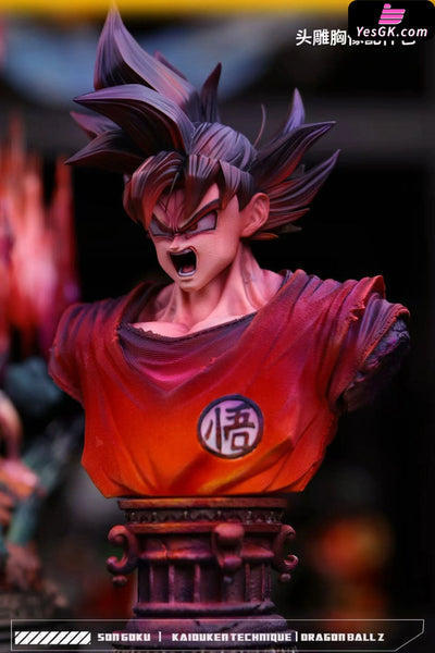 Dragon Ball Kaio-ken Goku 1/6 Scale GK Statue - YUN QI Studio [Pre-Order] - Deposit / Standard Edition + DLC - Dragon