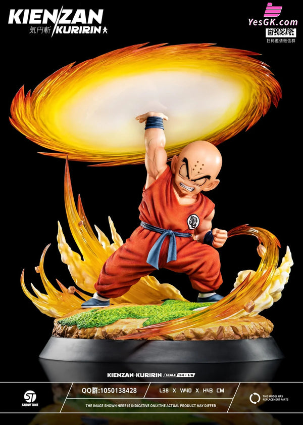 Dragon Ball Kienzan Kuririn Statue - Showtime Studio [Pre-Order] Deposit / 1/4 Scale Animation Red