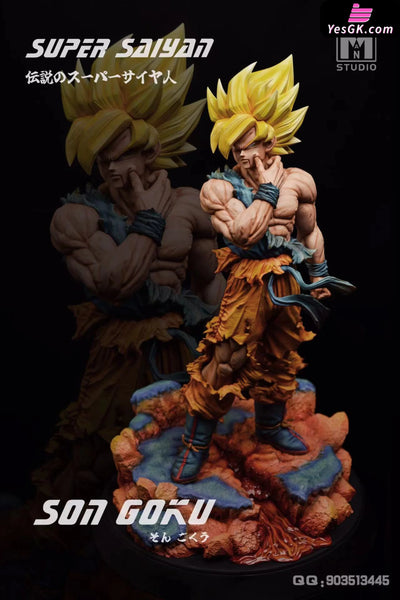 Dragon Ball Legendary Super Saiyan Son Goku Gk Statue - Man Studio [Pre-Order]