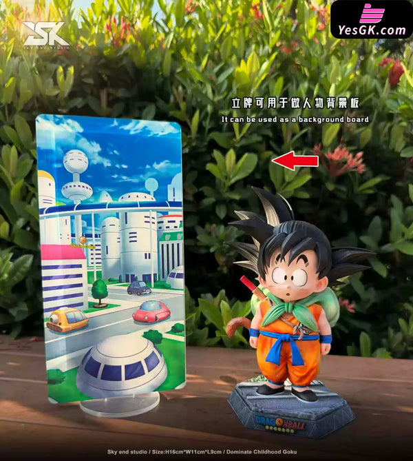 Dragon Ball Little Goku First Arrival in a Western City GK Statue - Sky End Studio [In-Stock] - DragonBall