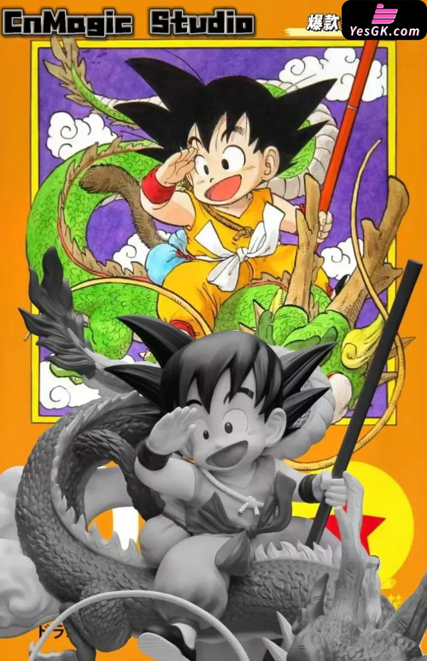 Dragon Ball Little Goku Rides Shenron GK Statue - CnMagic Studio & Toy’s my dream Studio [In-Stock] - Dragon Ball