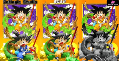 Dragon Ball Little Goku Rides Shenron GK Statue - CnMagic Studio & Toy’s my dream Studio [In-Stock] - Dragon Ball
