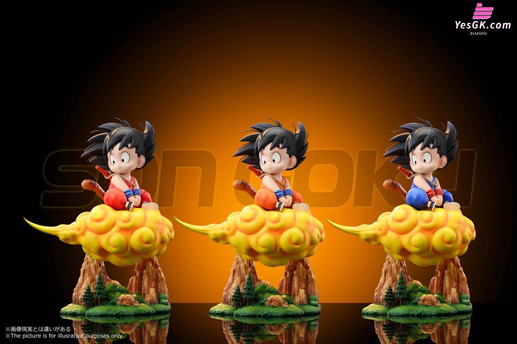 Dragon Ball Little Goku With Somersault Cloud Statue - Mimo Studio [Pre-Order]