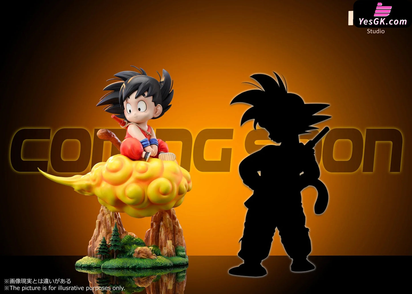 Dragon Ball Little Goku With Somersault Cloud Statue - Mimo Studio [Pre-Order]