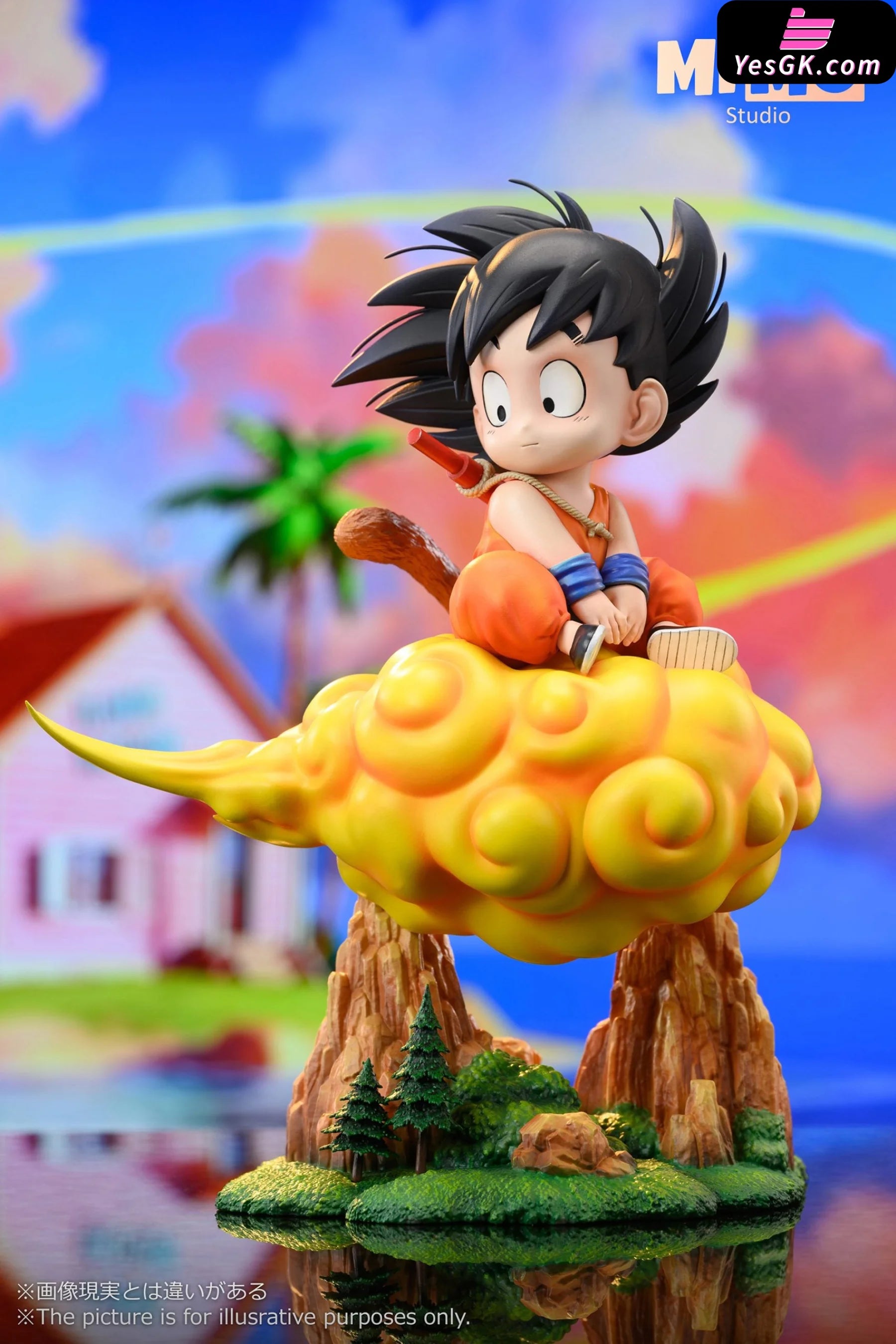 Dragon Ball Little Goku With Somersault Cloud Statue - Mimo Studio [Pre-Order]