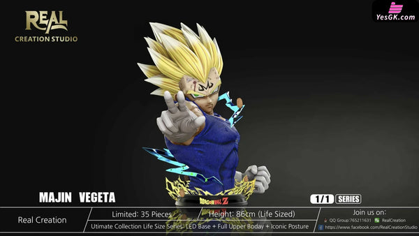 Dragon Ball Majin Vegeta 1/1 GK Statue - Real Creation Studio [In-Stock] - Full Payment - Dragon Ball