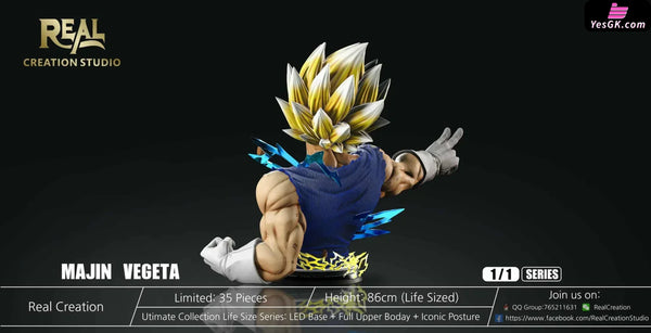 Dragon Ball Majin Vegeta 1/1 GK Statue - Real Creation Studio [In-Stock] - Full Payment - Dragon Ball