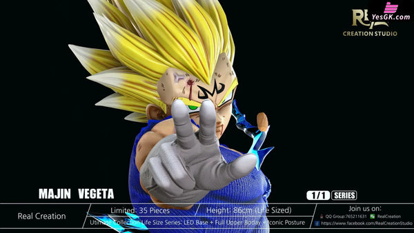 Dragon Ball Majin Vegeta 1/1 GK Statue - Real Creation Studio [In-Stock] - Full Payment - Dragon Ball