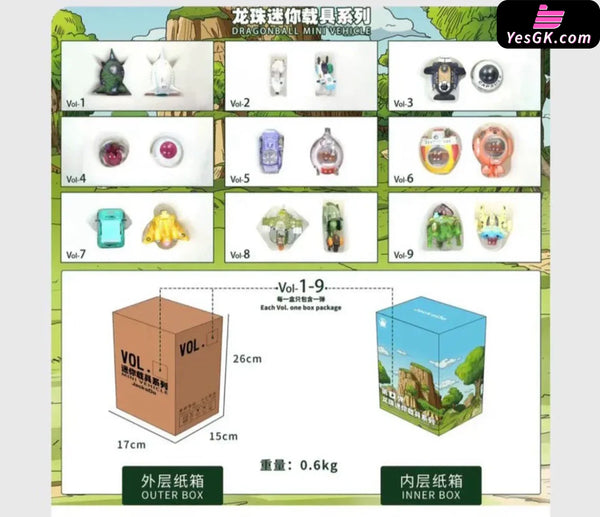 Dragon Ball Mini Vehicle #1-9 GK Statue - JacksDo Studio [In-Stock] - Dragon Ball