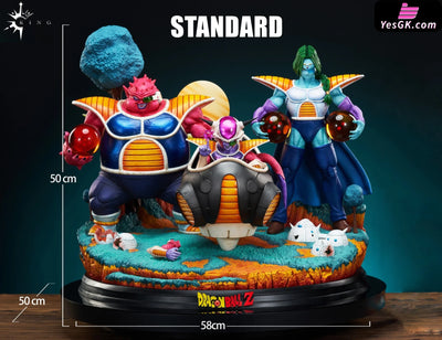 Dragon Ball Namek Chapter Ginyu Force Resin Statue - King Studio [In-Stock] Full Payment / Standard(Frieza Force)