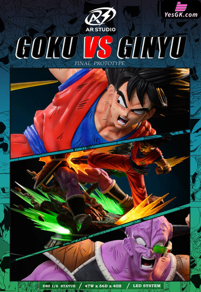 Dragon Ball Namek Chapter Goku Vs Ginyu Statue - Ar Studio [Pre - Order]