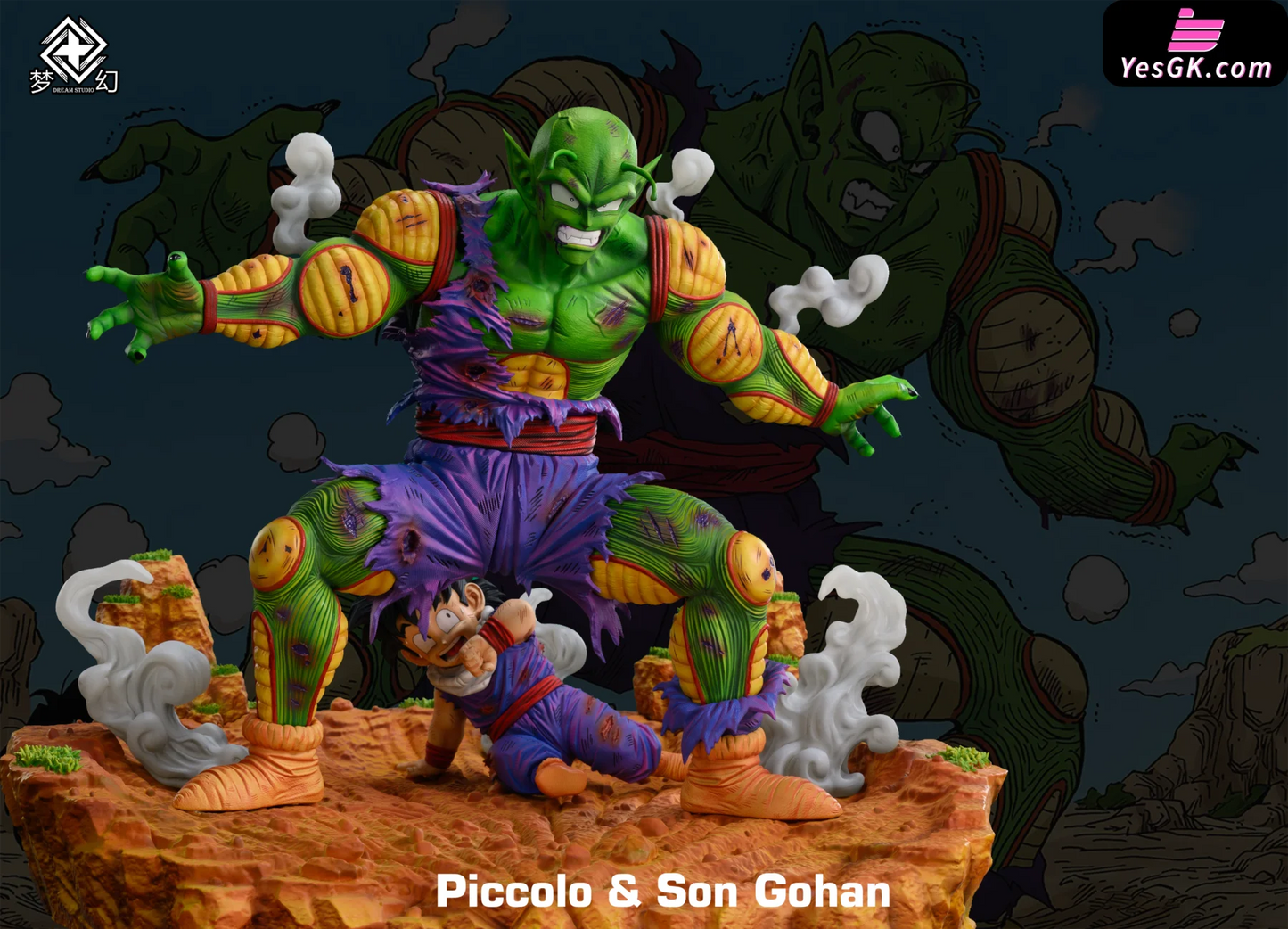 Dragon Ball Piccolo Dies To Protect Gohan Double Statue - Dream Studio [Pre-Order] Deposit / 1/6