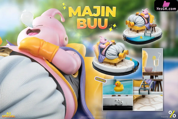 Dragon Ball Pool Fat Majin Buu Resin Statue - 2% Studio [Pre-Order]