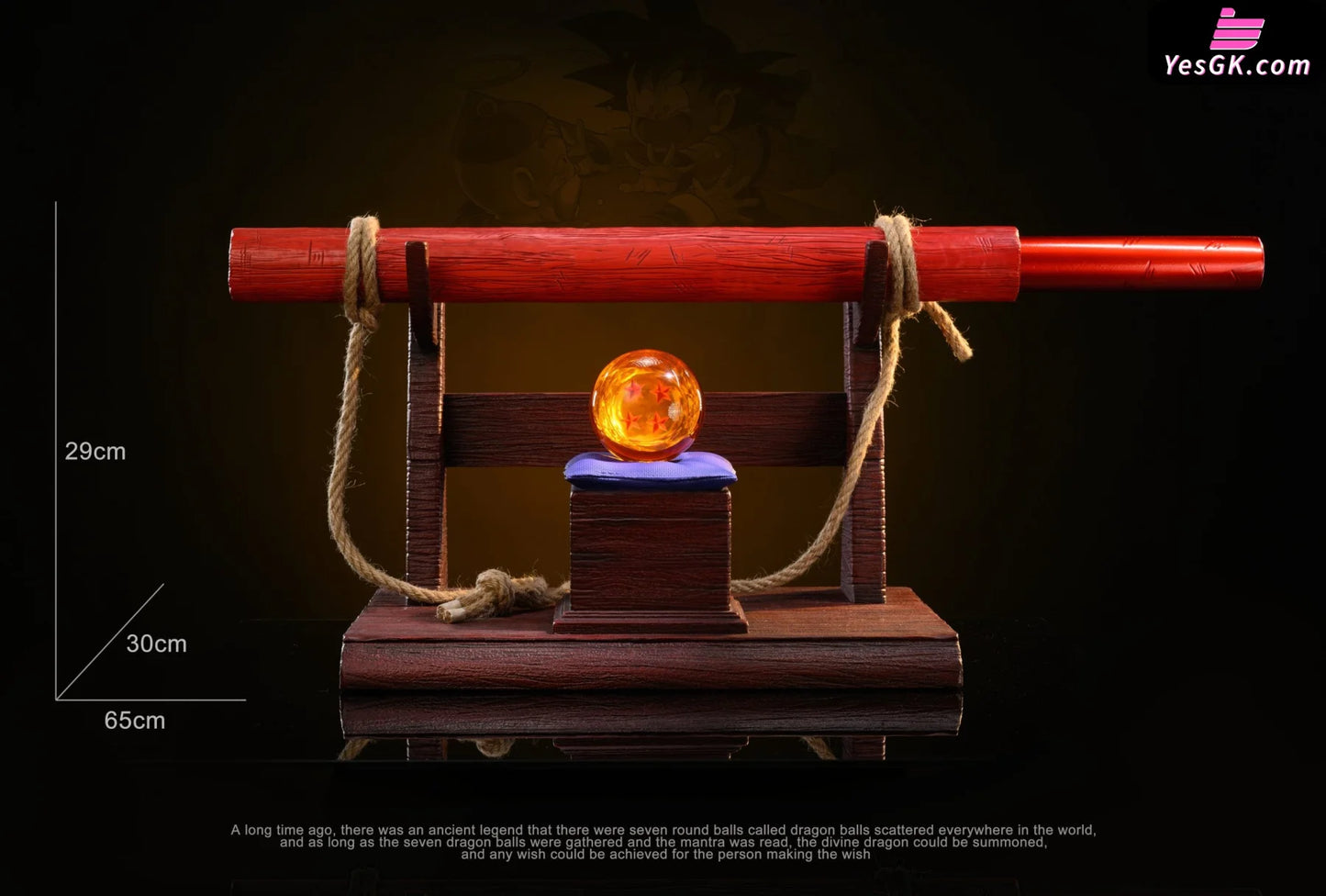 Dragon Ball Power Pole & 4 Star Statue - Dim Studio [Pre-Order] Full Fayment