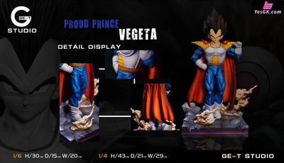 Dragon Ball Prince Vegeta GK Statue - GE-T Studio [Pre-Order Closed] Dragon Ball