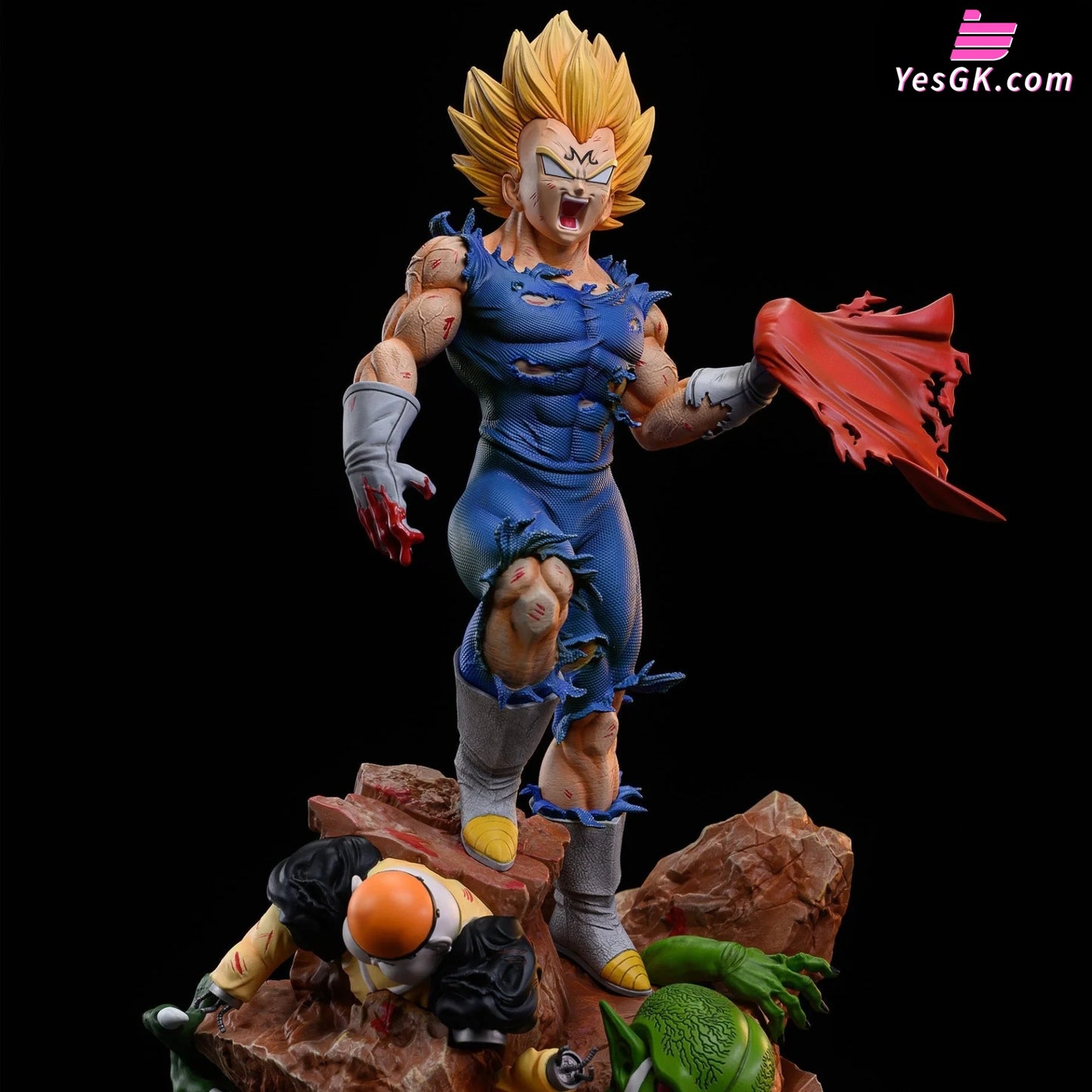 Dragon Ball Raging Vegeta Resin Statue - Sjm Studio [Pre-Order]