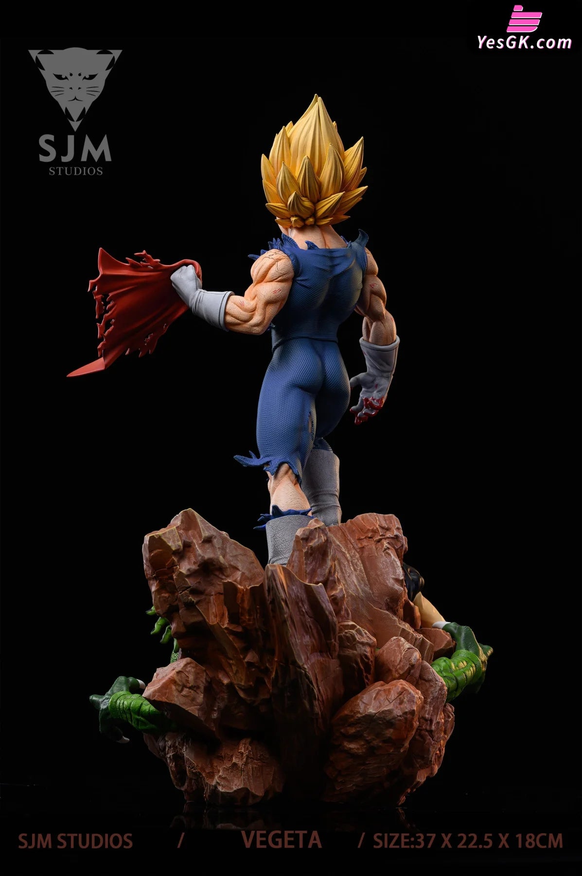 Dragon Ball Raging Vegeta Resin Statue - Sjm Studio [Pre-Order]