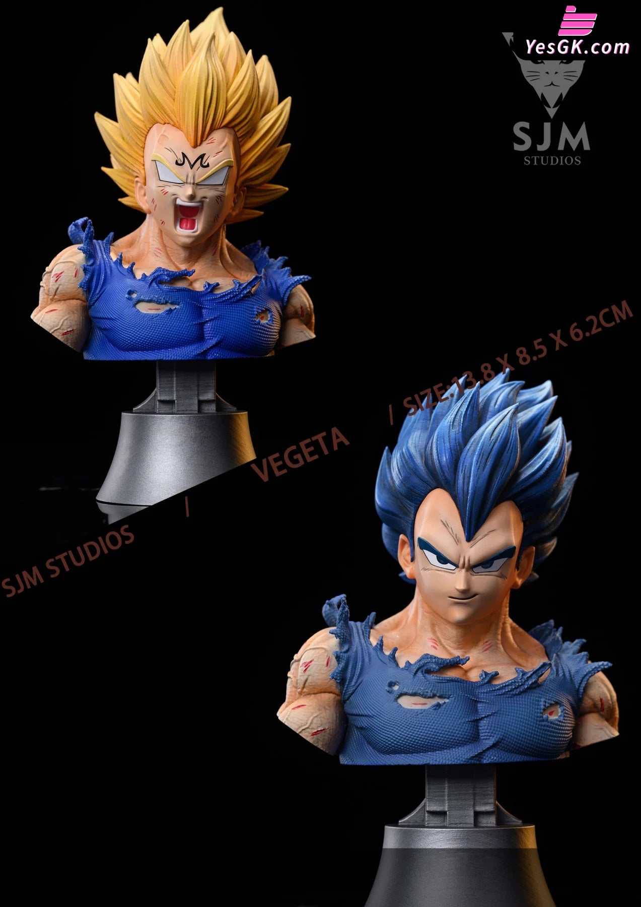 Dragon Ball Raging Vegeta Resin Statue - Sjm Studio [Pre-Order]