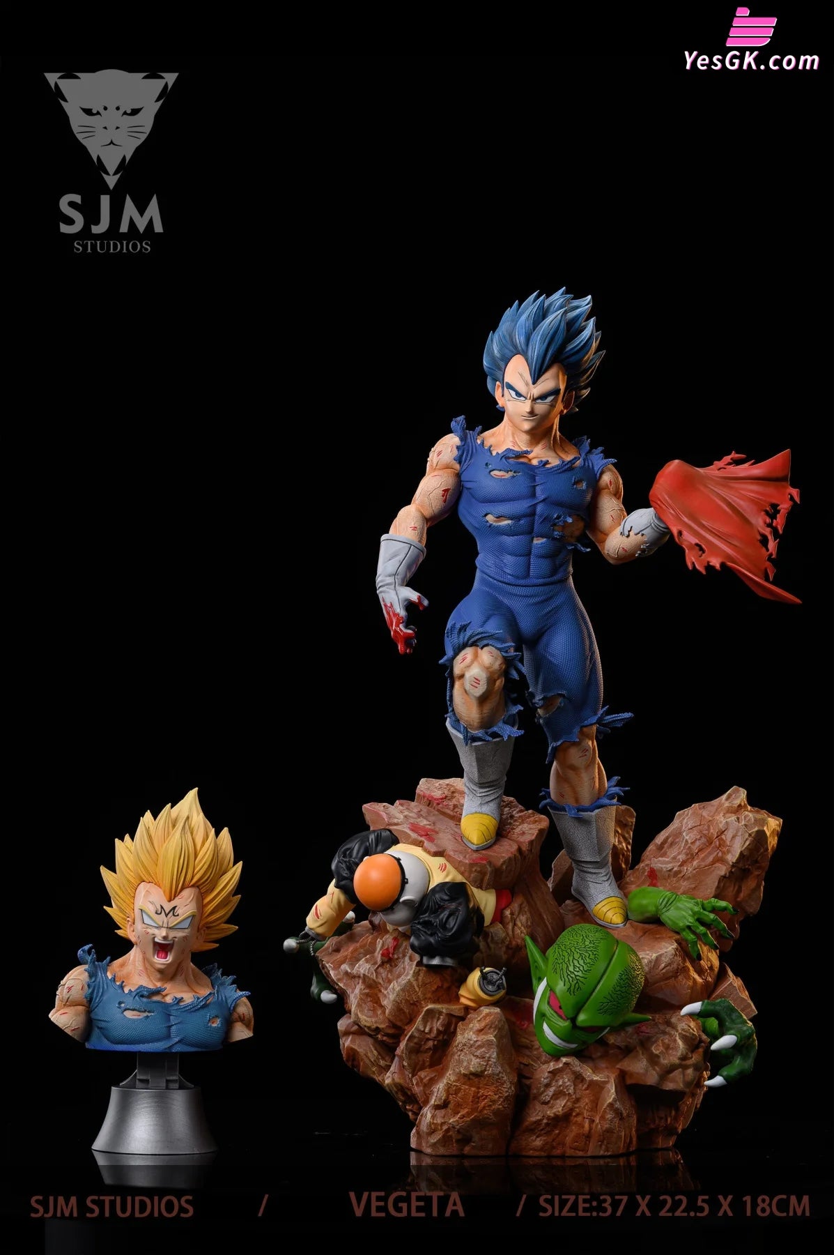 Dragon Ball Raging Vegeta Resin Statue - Sjm Studio [Pre-Order]