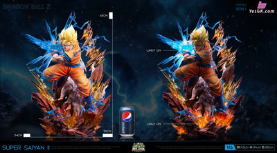 Dragon Ball Resonance Series 01 Super Saiyan 2 Goku Kame Hame Ha GK Statue - Million Studio [Pre-Order] Dragon Ball