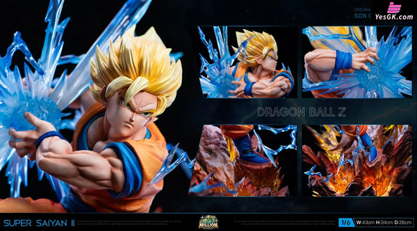 Dragon Ball Resonance Series 01 Super Saiyan 2 Goku Kame Hame Ha GK Statue - Million Studio [Pre-Order] Dragon Ball