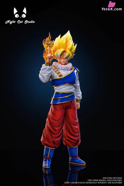 Dragon Ball Return Of Son Goku Resin Statue - Night Cat Studio [Pre - Order] Deposit / Super Saiyan