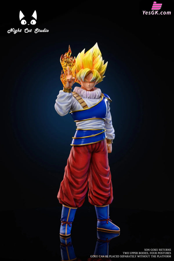 Dragon Ball Return Of Son Goku Resin Statue - Night Cat Studio [Pre - Order] Deposit / Super Saiyan