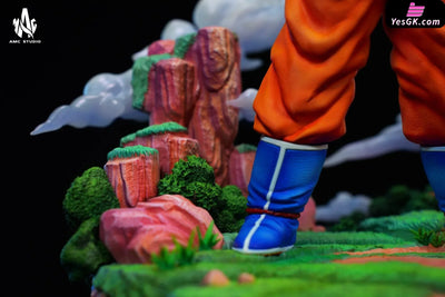 Dragon Ball Revived Youthful Goku (Serene Fury) Statue - Amc Studio [Pre - Order]