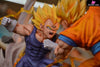 Dragon Ball Scenario Battle Series 01: Super Saiyan 2 Son Goku Vs Demonized Vegeta Resin Statue -