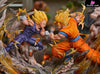 Dragon Ball Scenario Battle Series 01: Super Saiyan 2 Son Goku Vs Demonized Vegeta Resin Statue -