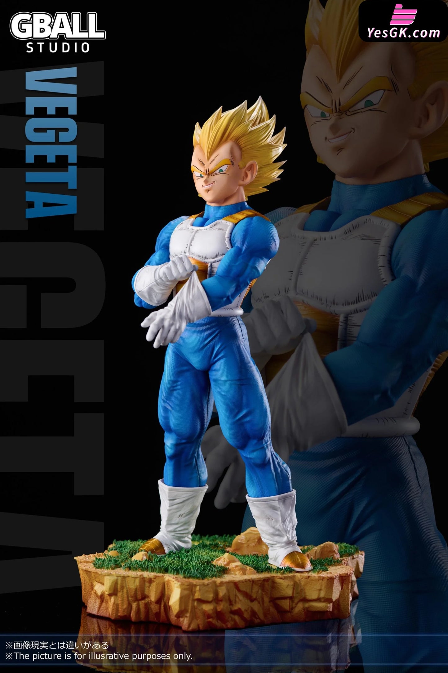 Dragon Ball Series 002 Vegeta Statue - Gball Studio [Pre-Order] Deposit / 1/6 Scale Standard Version