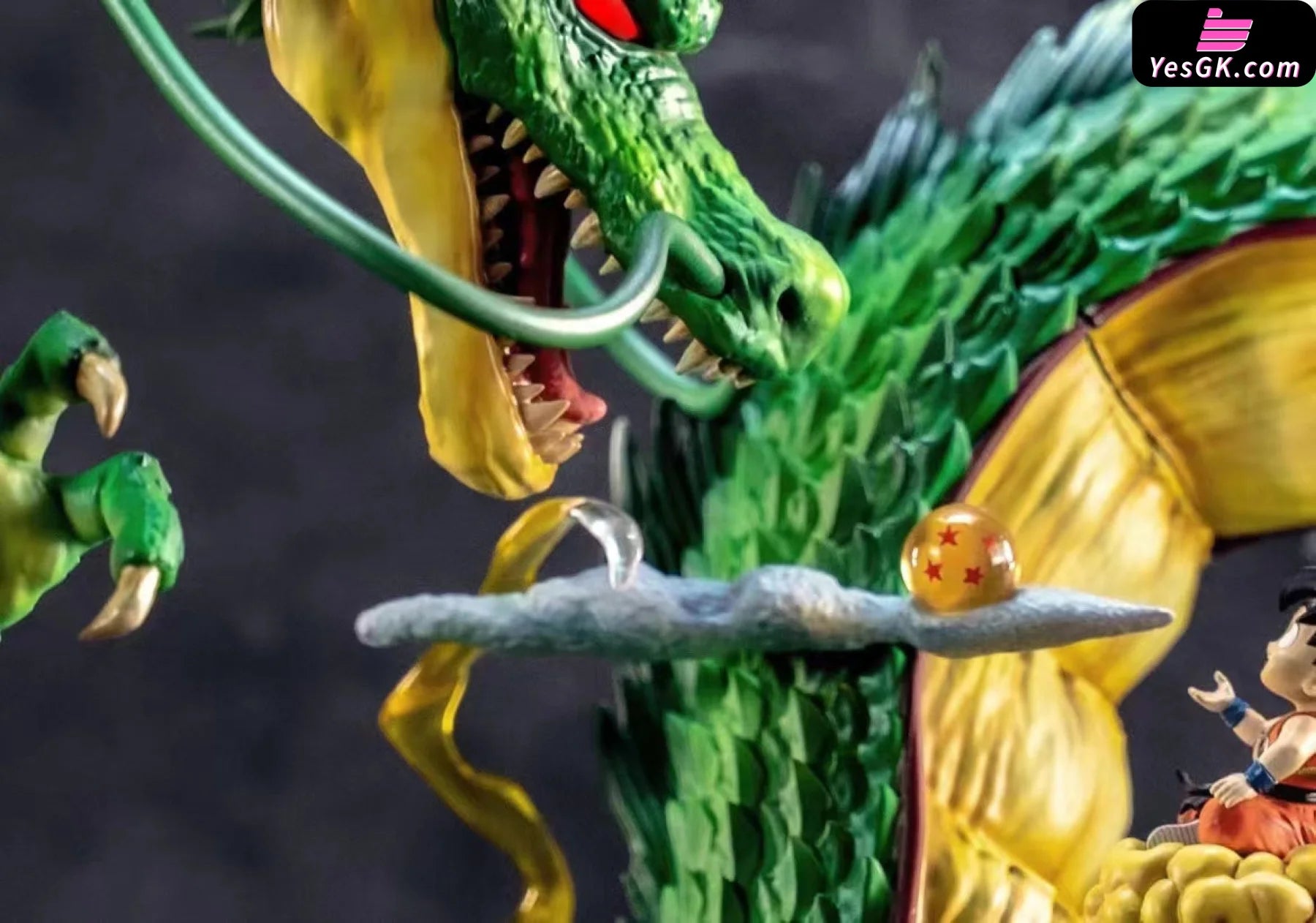 Dragon Ball Shenron and Son Goku Resin Statue YOYO Studio [In