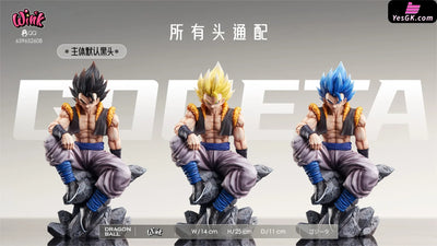 Dragon Ball Sitting Pose #4 Gogeta GK Statue - Wink Studio [In-Stock] Dragon Ball