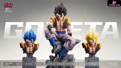 Dragon Ball Sitting Pose #4 Gogeta GK Statue - Wink Studio [In-Stock] Dragon Ball