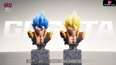 Dragon Ball Sitting Pose #4 Gogeta GK Statue - Wink Studio [In-Stock] Full Payment / Character + DLC (blue) Dragon Ball