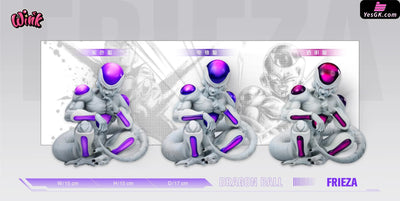Dragon Ball Sitting Posture #6 Frieza & Special Edition Gold ? Statue - Wink Studio [Pre-Order]
